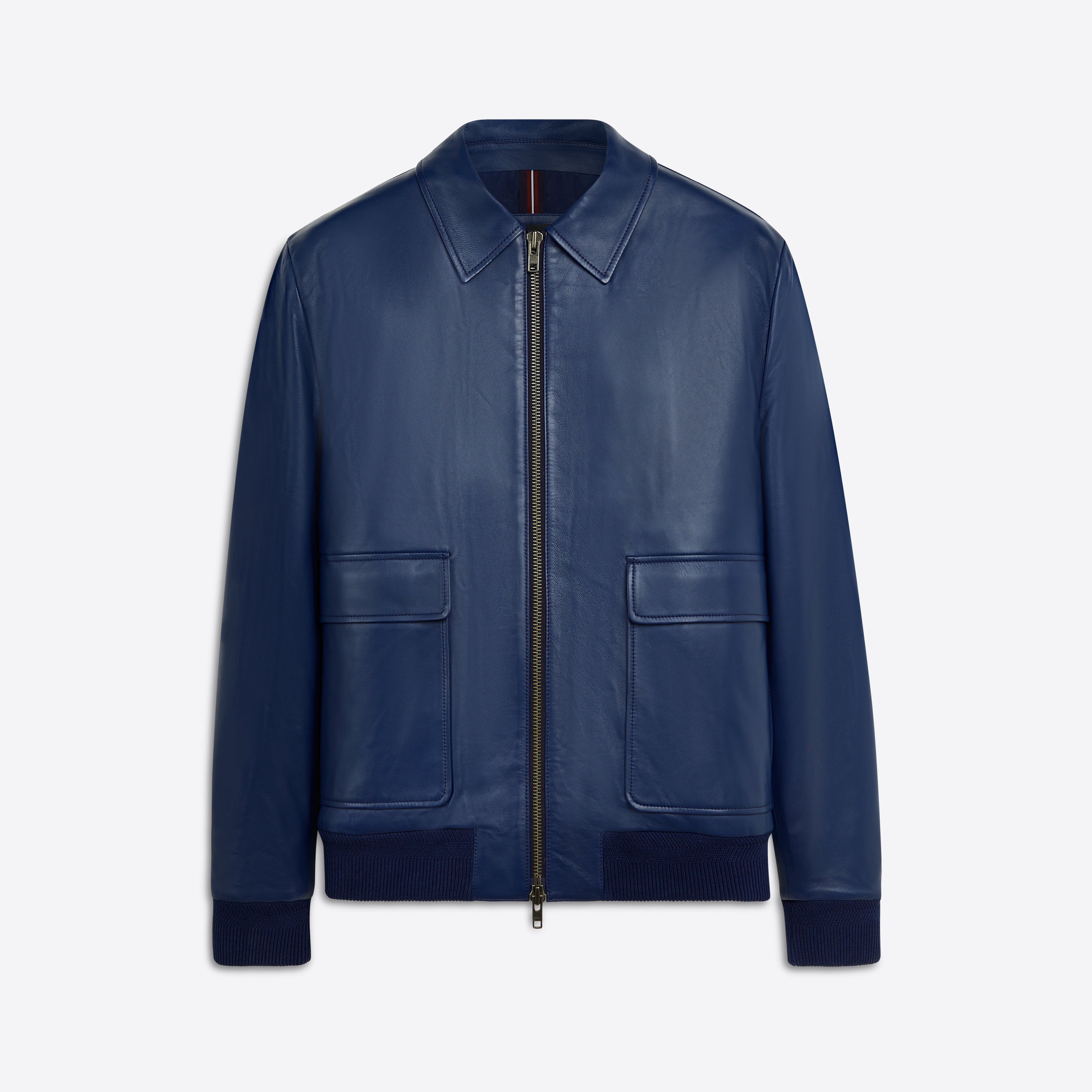 Leather Bomber Jacket – BUGATCHI