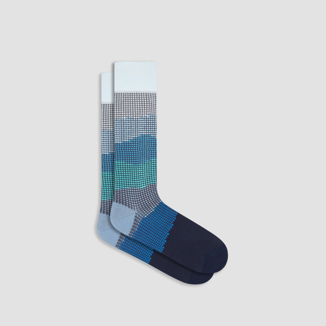 Pin Check Mid-Calf Socks