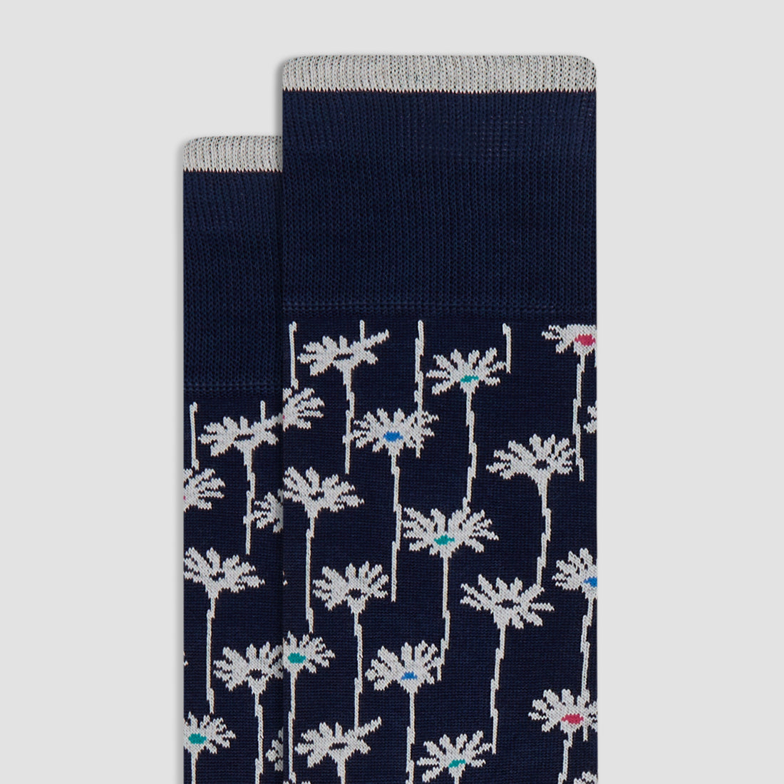 Floral Mid-Calf Socks