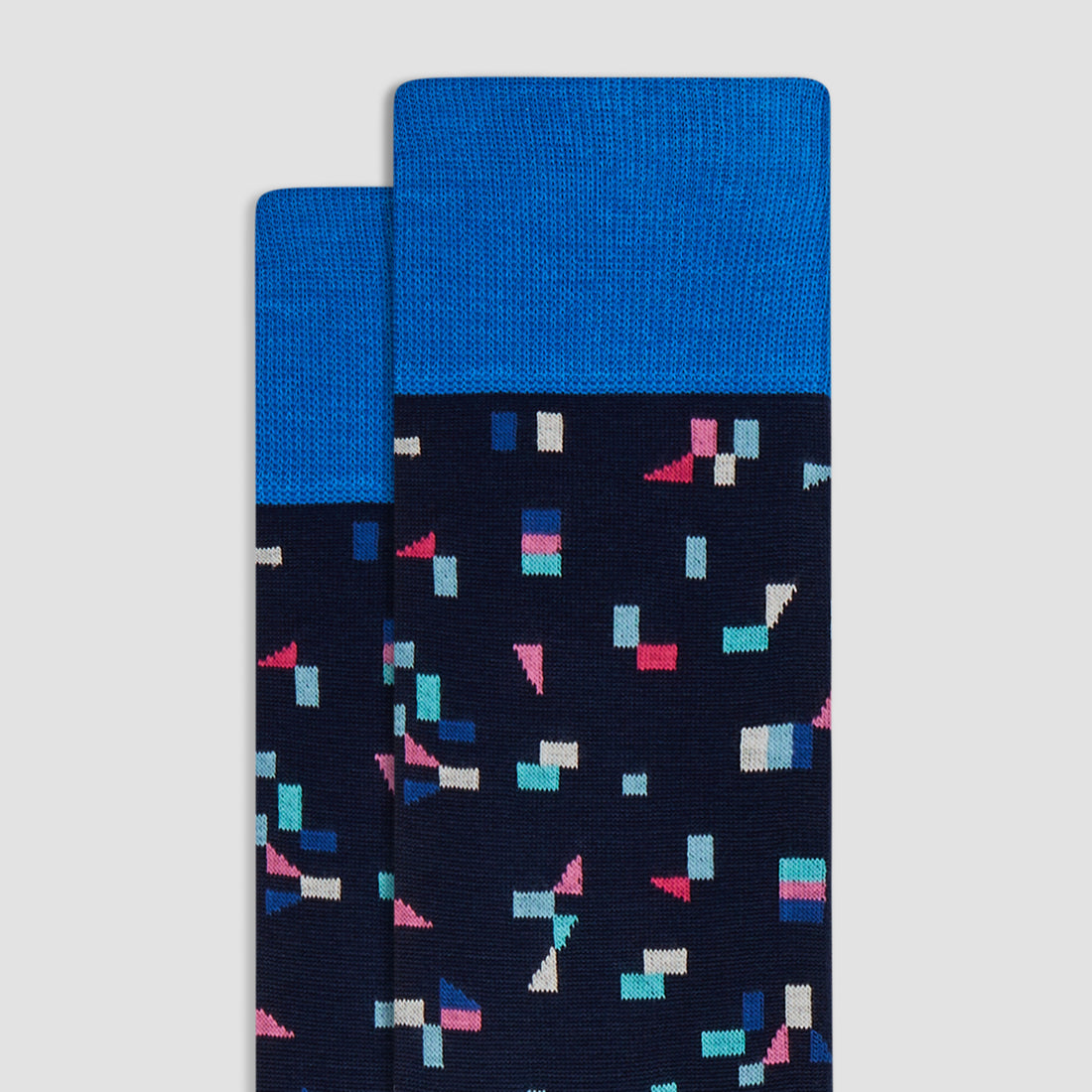 Geometric Mid-Calf Socks