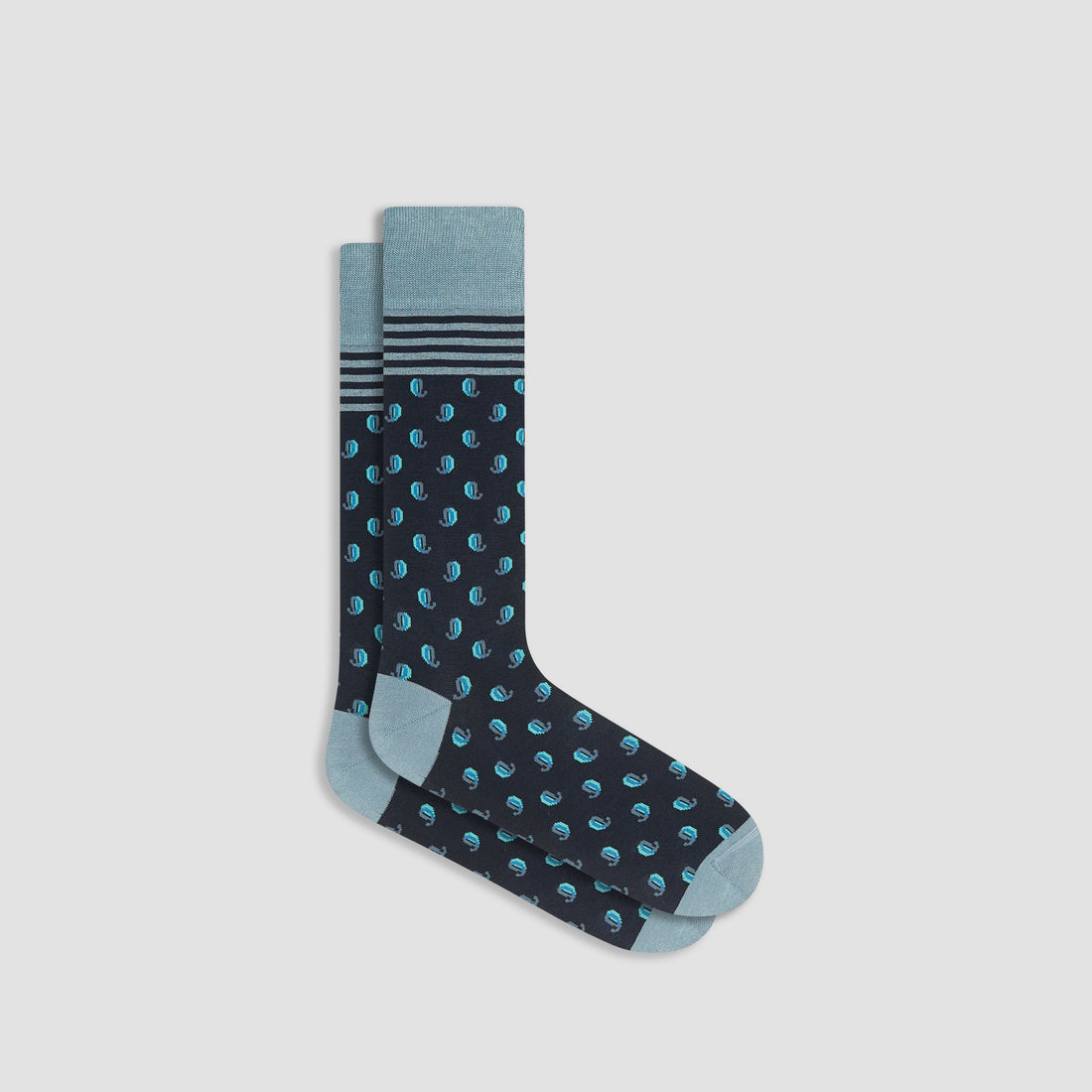 Paisley Mid-Calf Socks