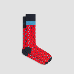 Paisley Mid-Calf Socks