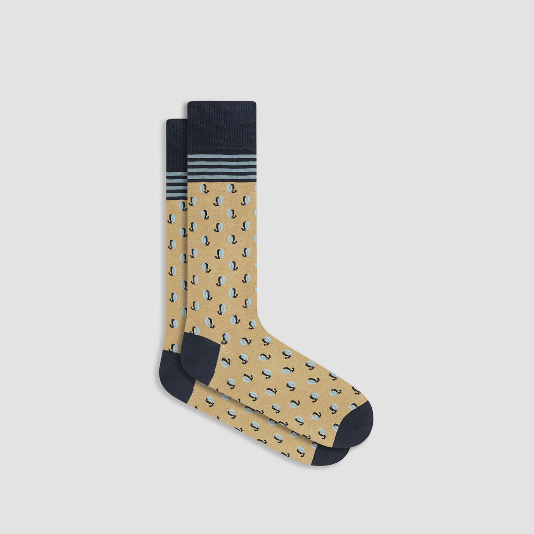 Paisley Mid-Calf Socks