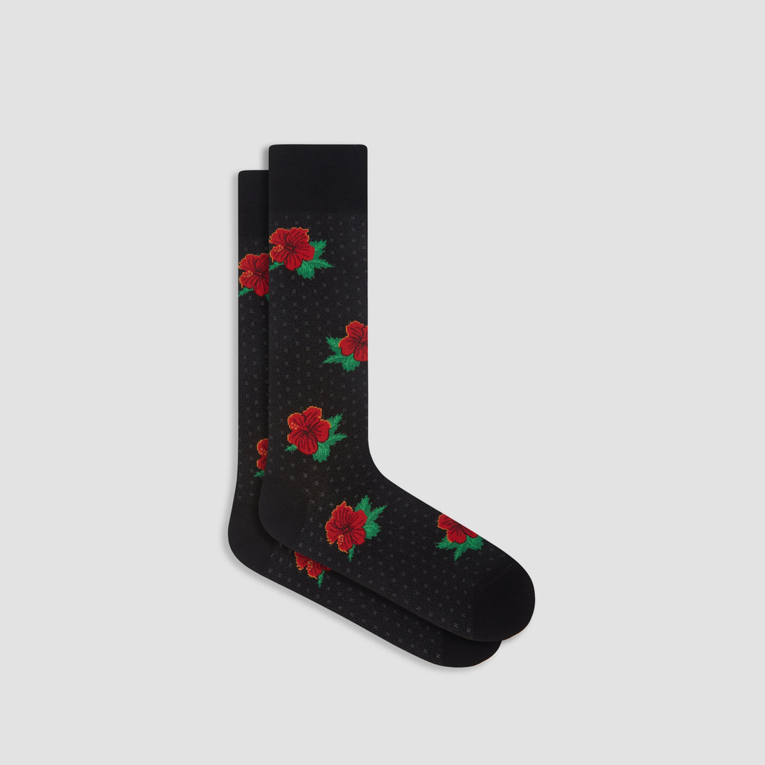 Floral Mid-Calf Socks