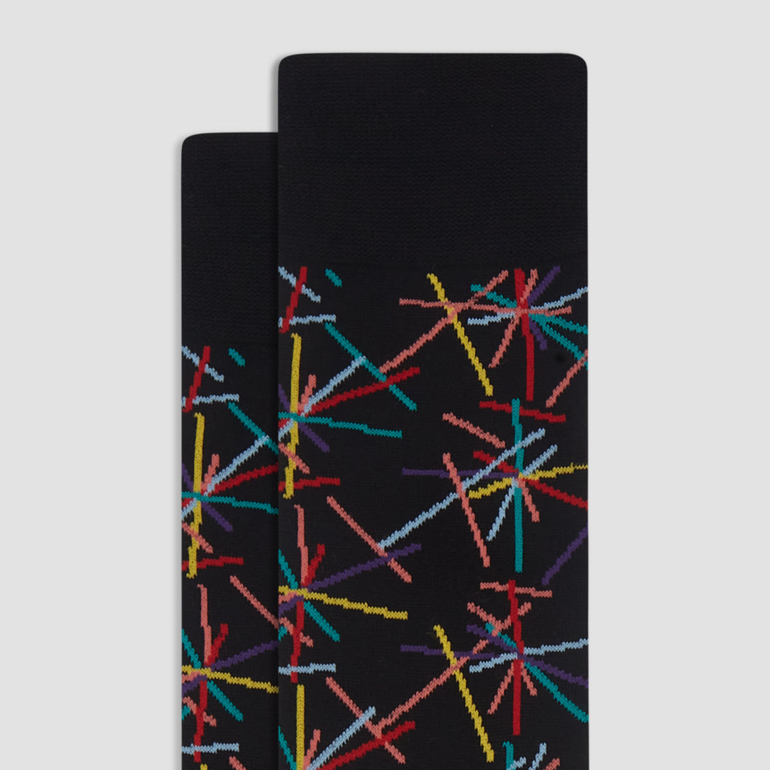 Abstract Mid-Calf Socks