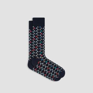 Geometric Mid-Calf Socks