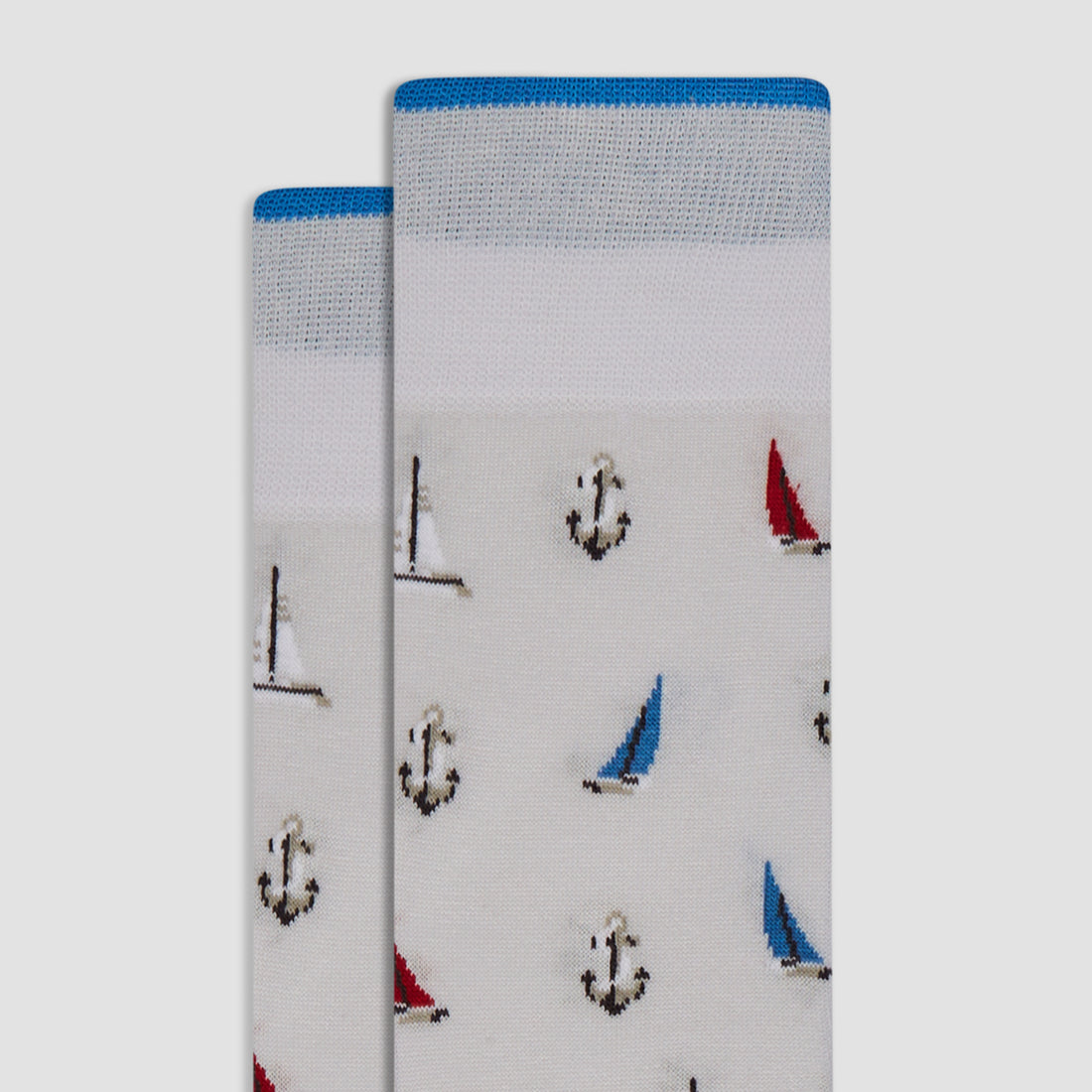 Nautical Mid-Calf Socks