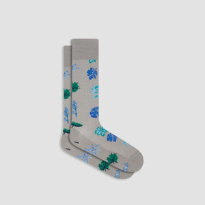 Floral Mid-Calf Socks