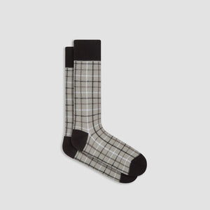 Shepherd's Check Mid-Calf Socks