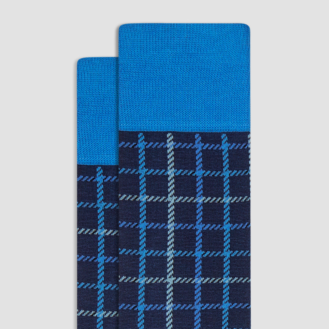 Shepherd's Check Mid-Calf Socks