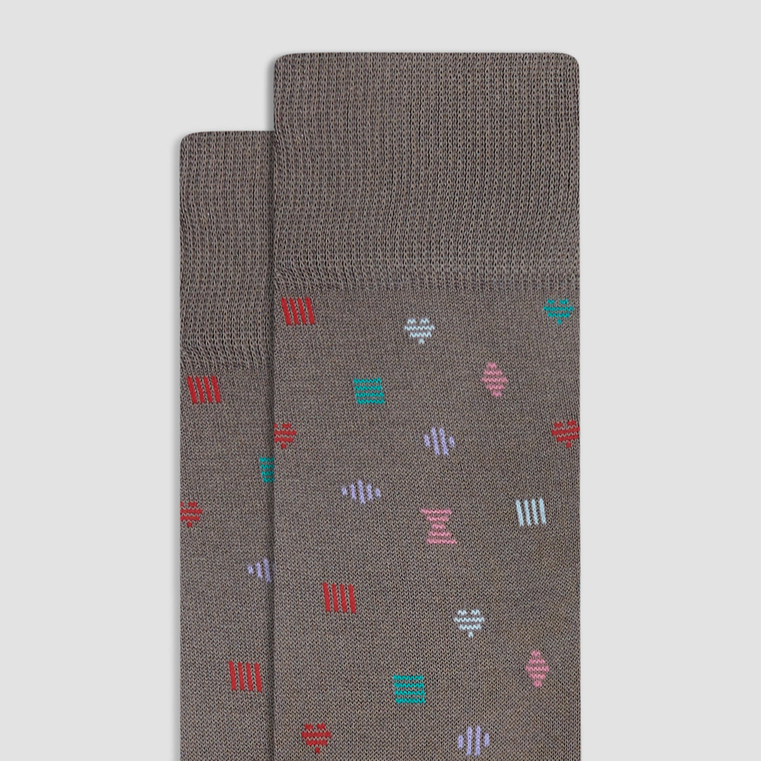 Geometric Mid-Calf Socks