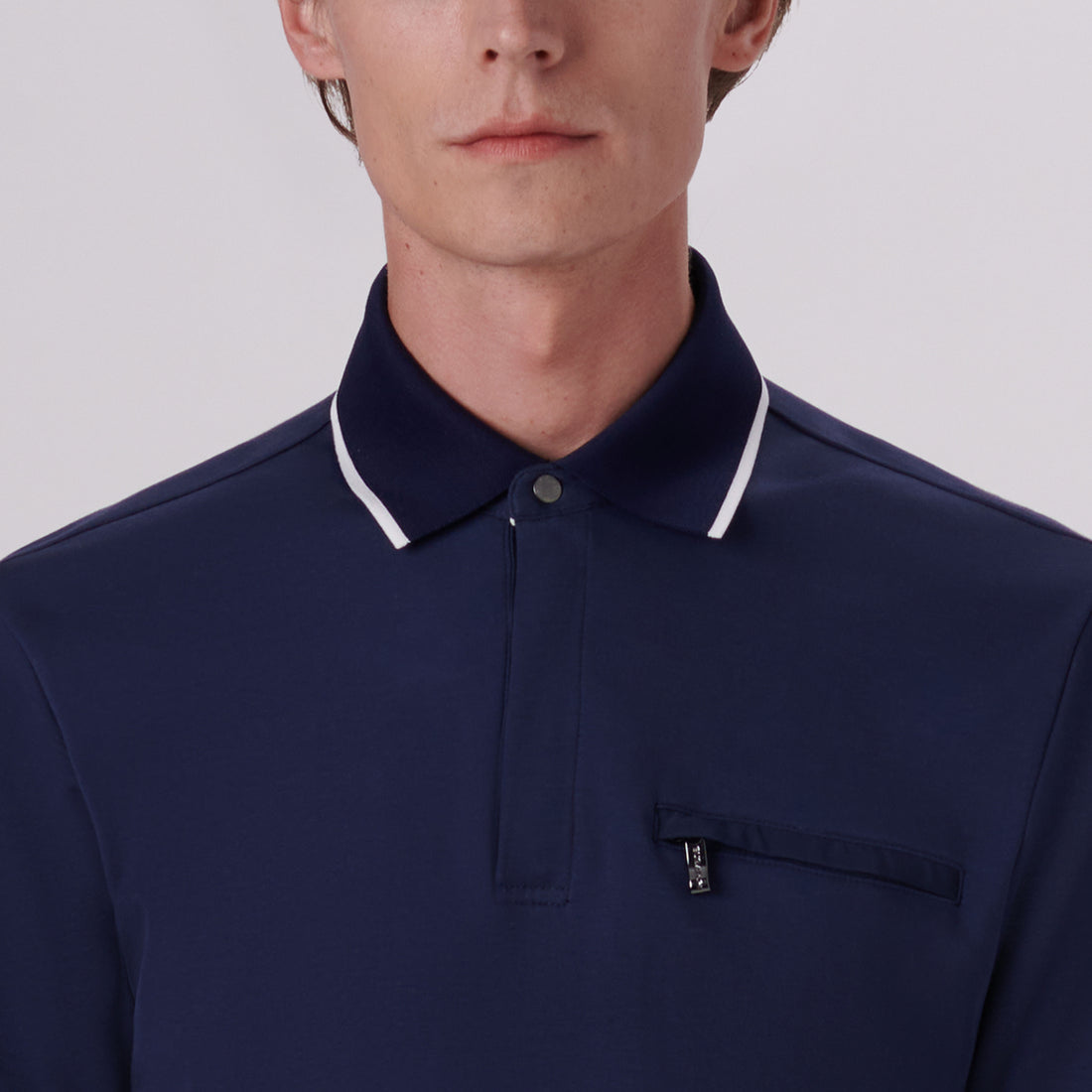 Quarter Zip Polo Shirt