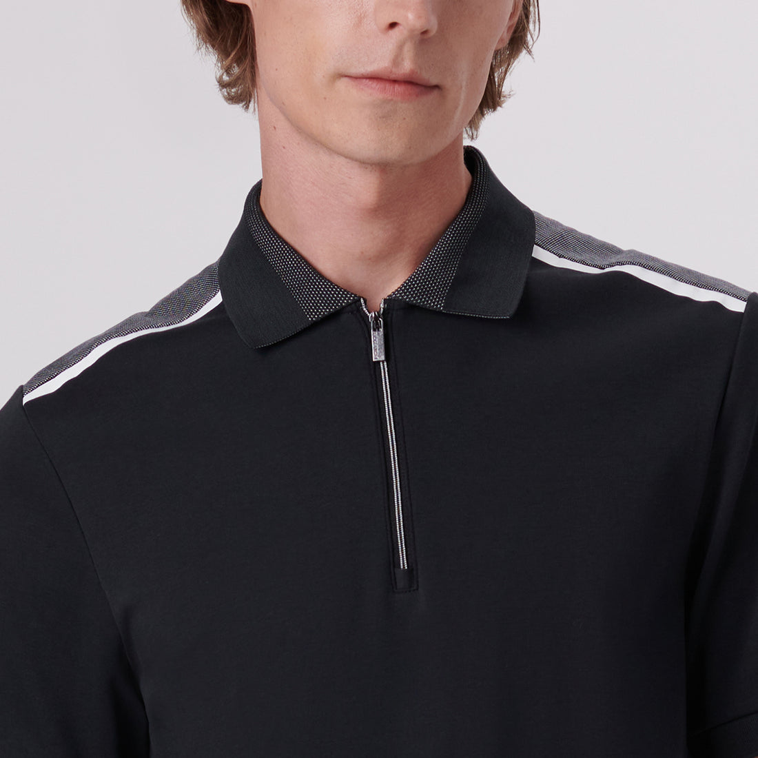 Quarter Zip Polo Shirt