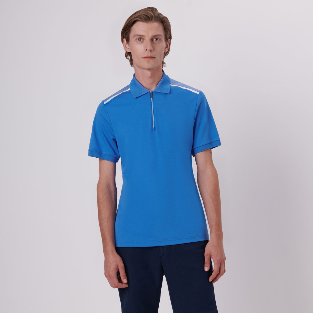 Quarter Zip Polo Shirt