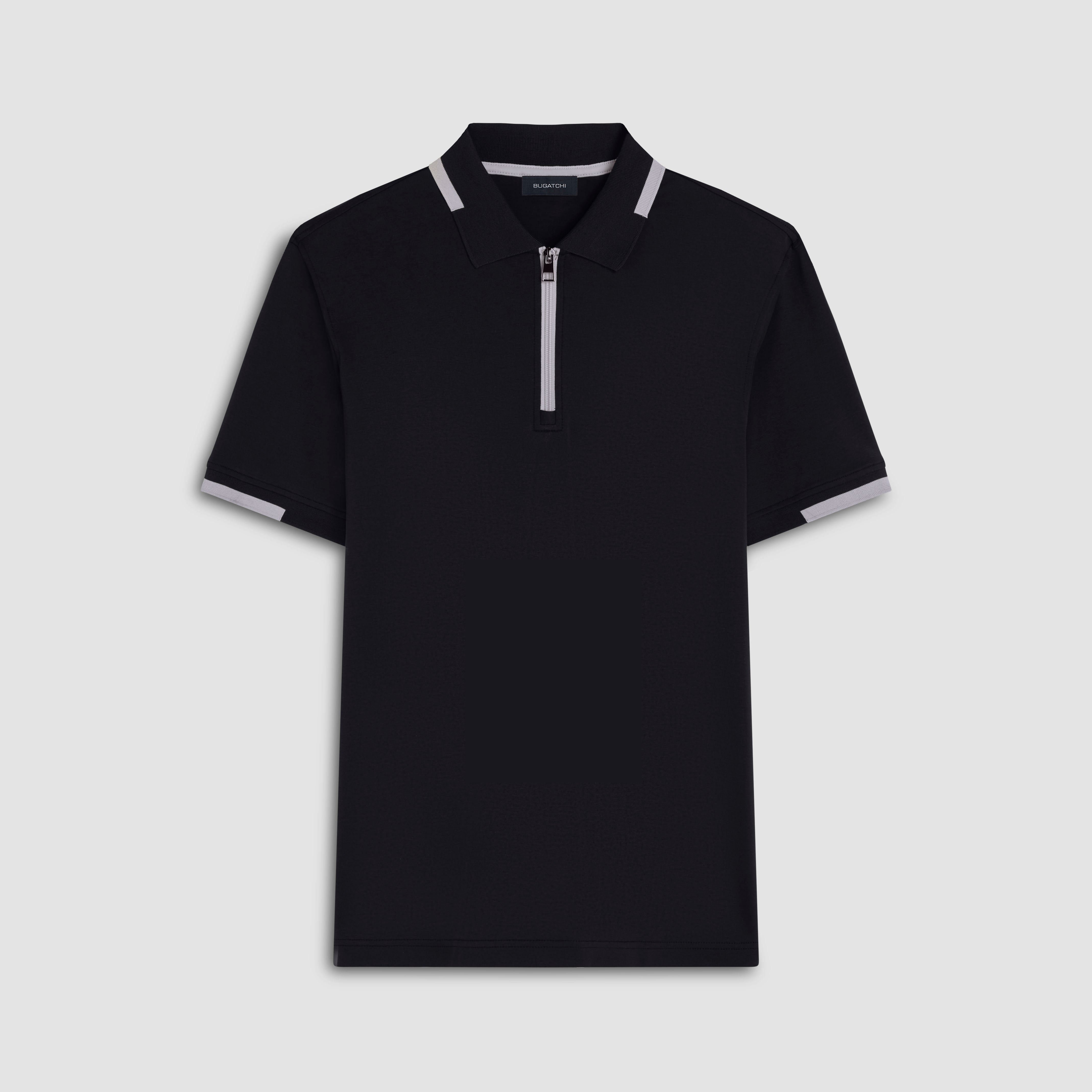 Quarter Zip Polo Shirt – BUGATCHI