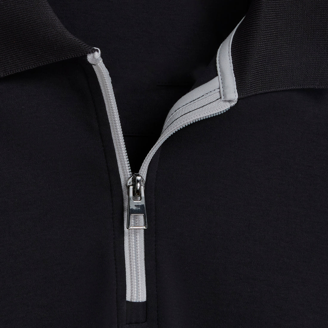 Quarter Zip Polo Shirt