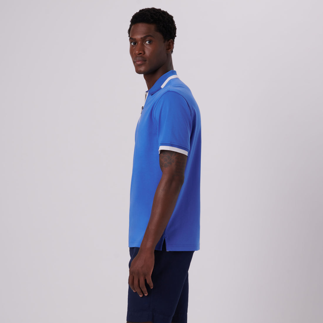 Quarter Zip Polo Shirt