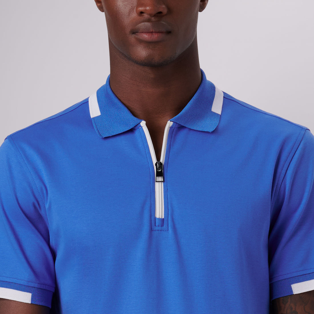 Quarter Zip Polo Shirt