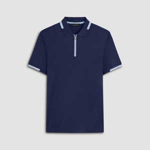 Quarter Zip Polo Shirt