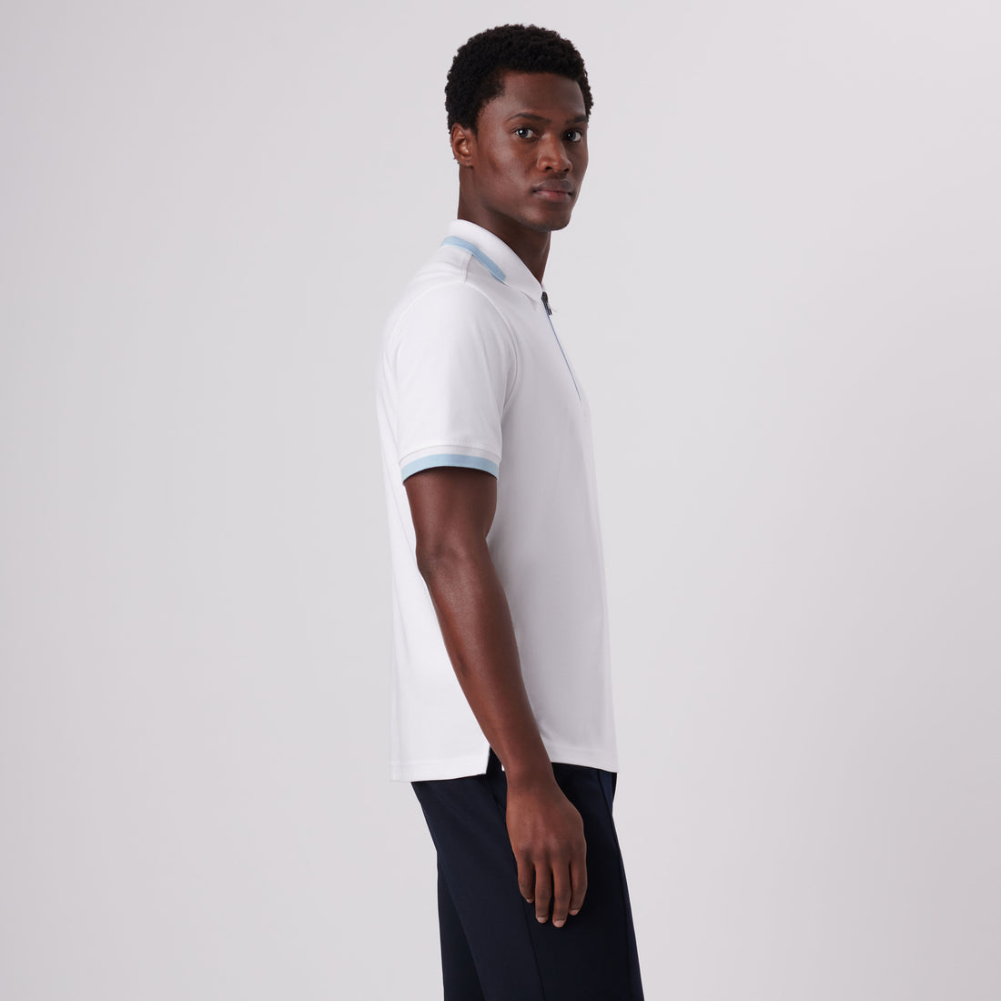 Quarter Zip Polo Shirt