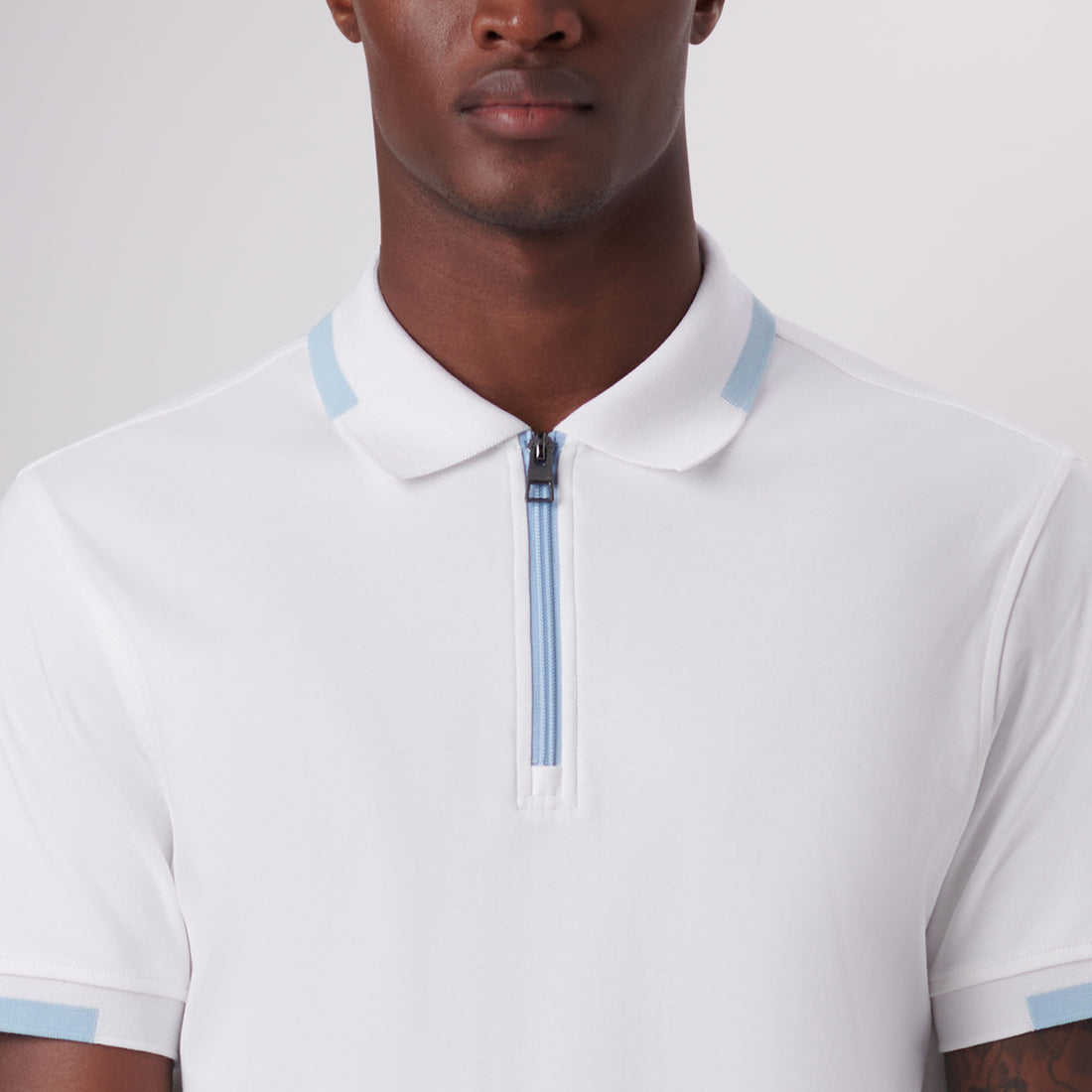 Quarter Zip Polo Shirt