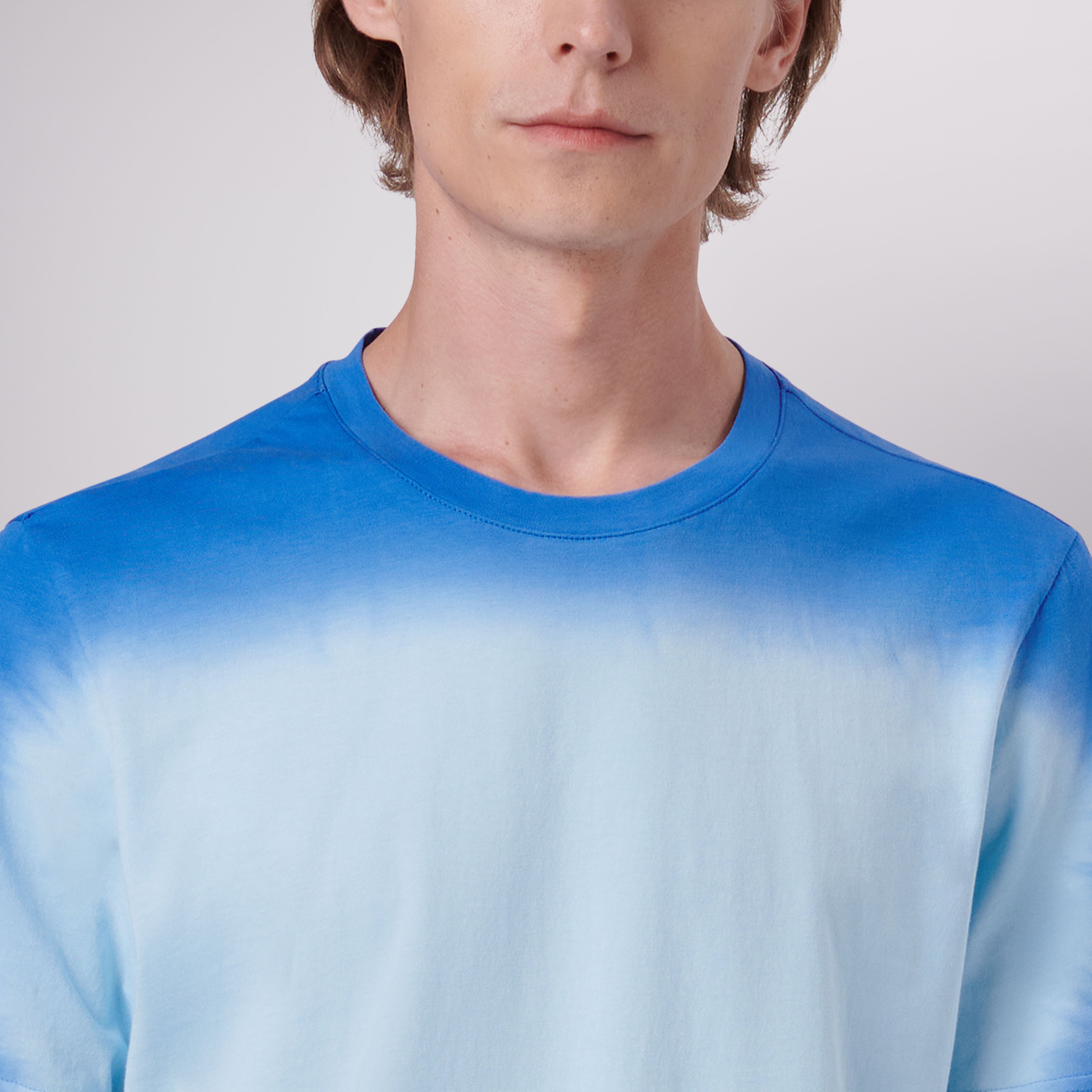 Print Neck Gradient – BUGATCHI T-Shirt Crew