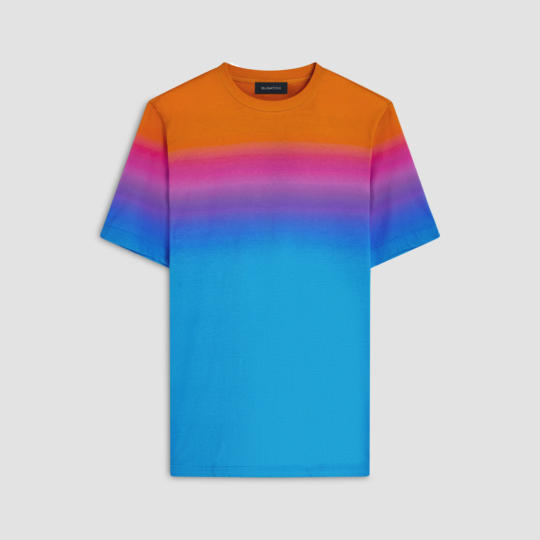 Gradient Print Crew Neck T-Shirt