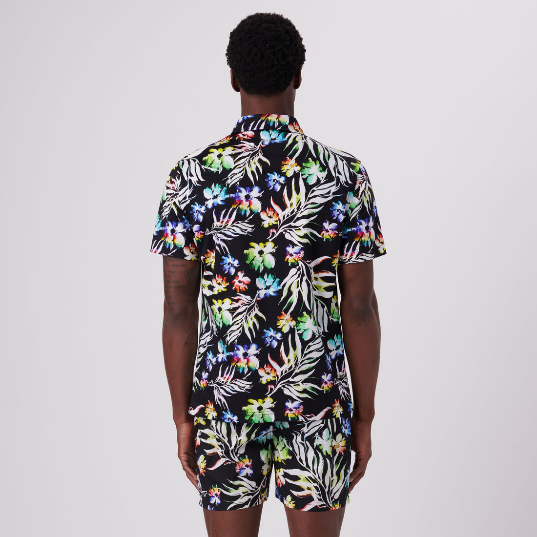 Hendrix Floral Print Polo Shirt