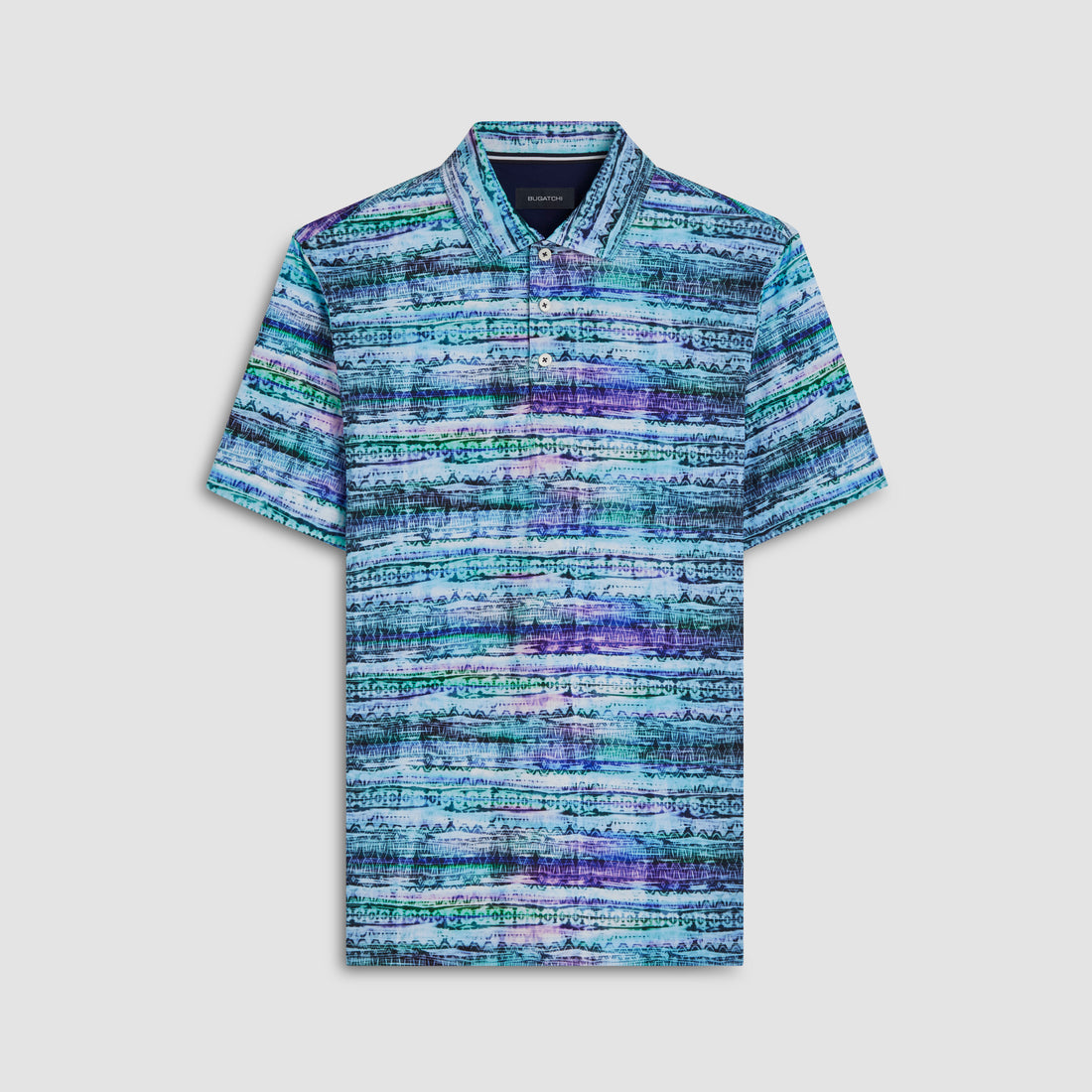 Hendrix Abstract Print Polo Shirt