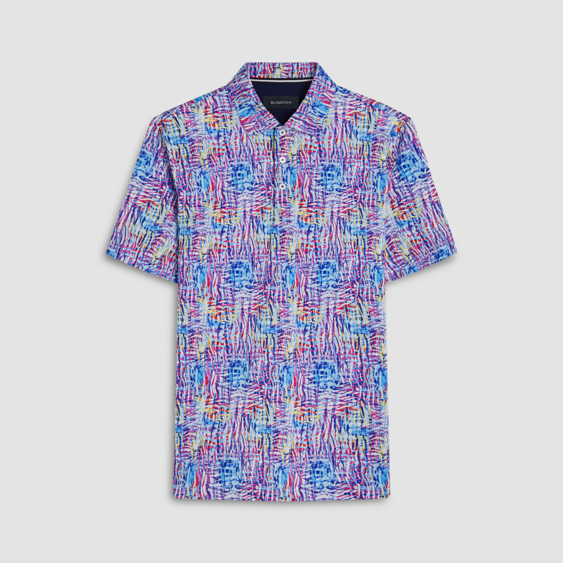 Hendrix Abstract Print Polo Shirt