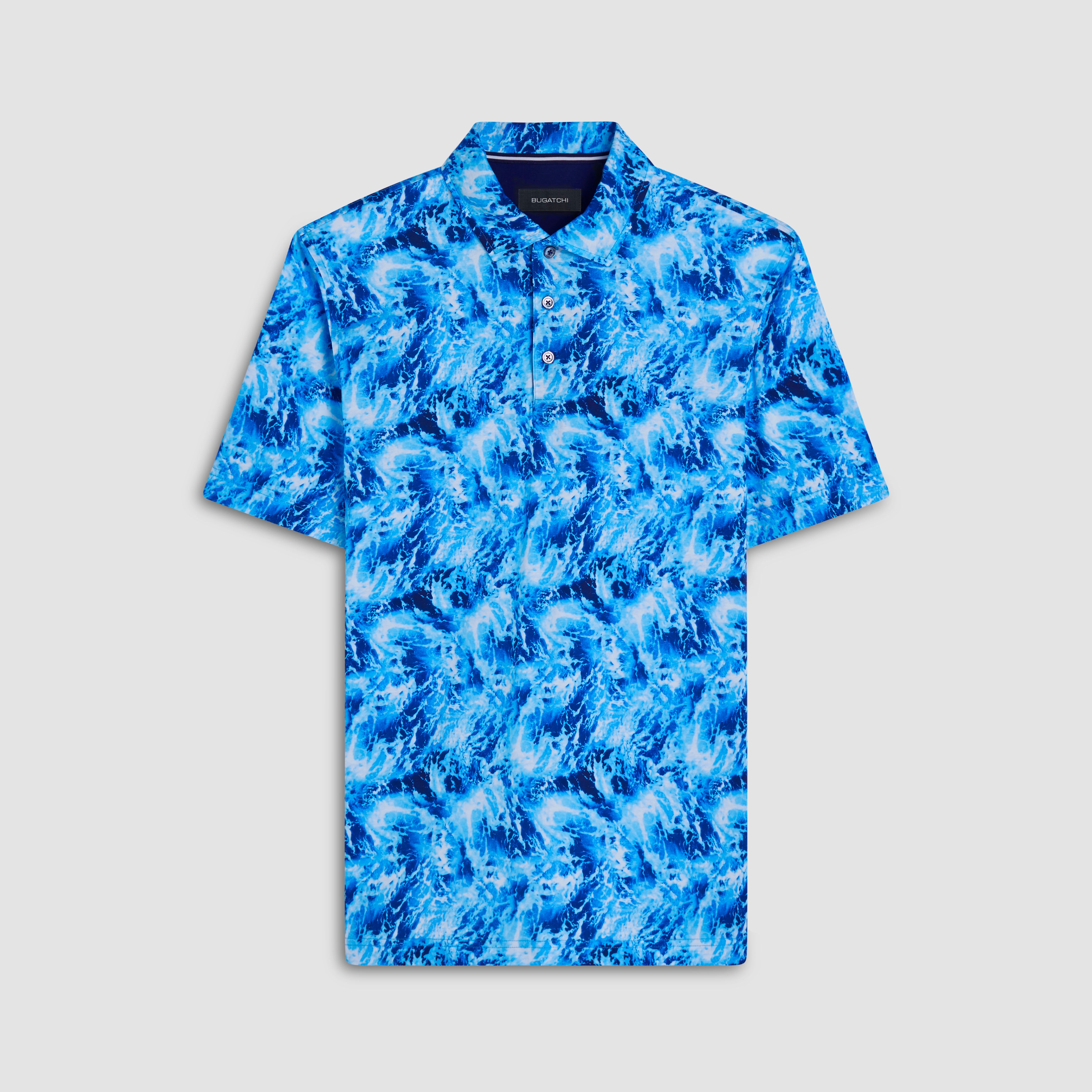 Hendrix Water Swash Polo Shirt – BUGATCHI