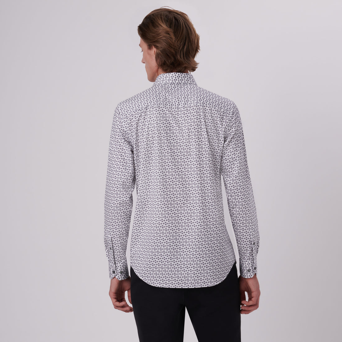 James Geometric Print OoohCotton Shirt