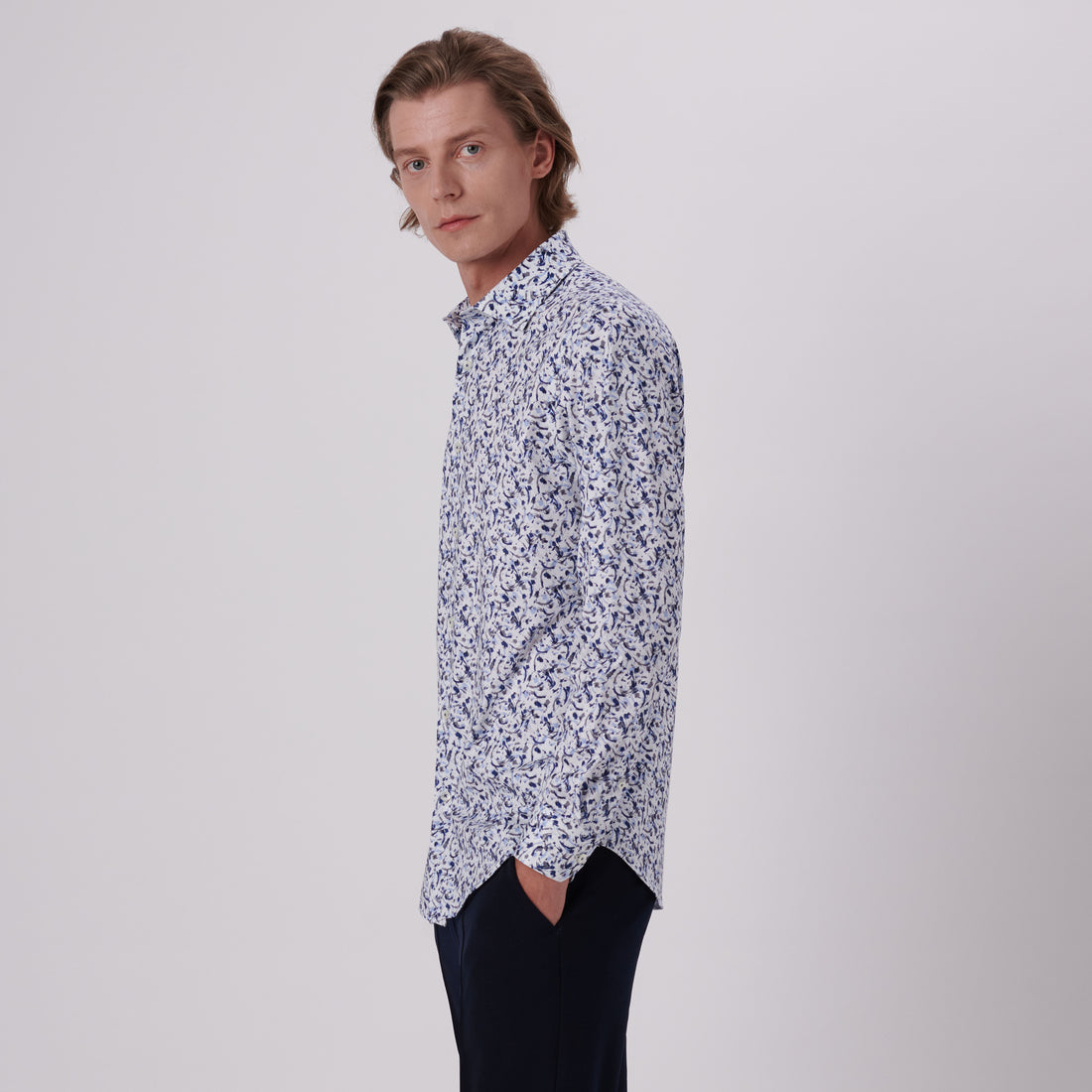 James Abstract Print OoohCotton Shirt