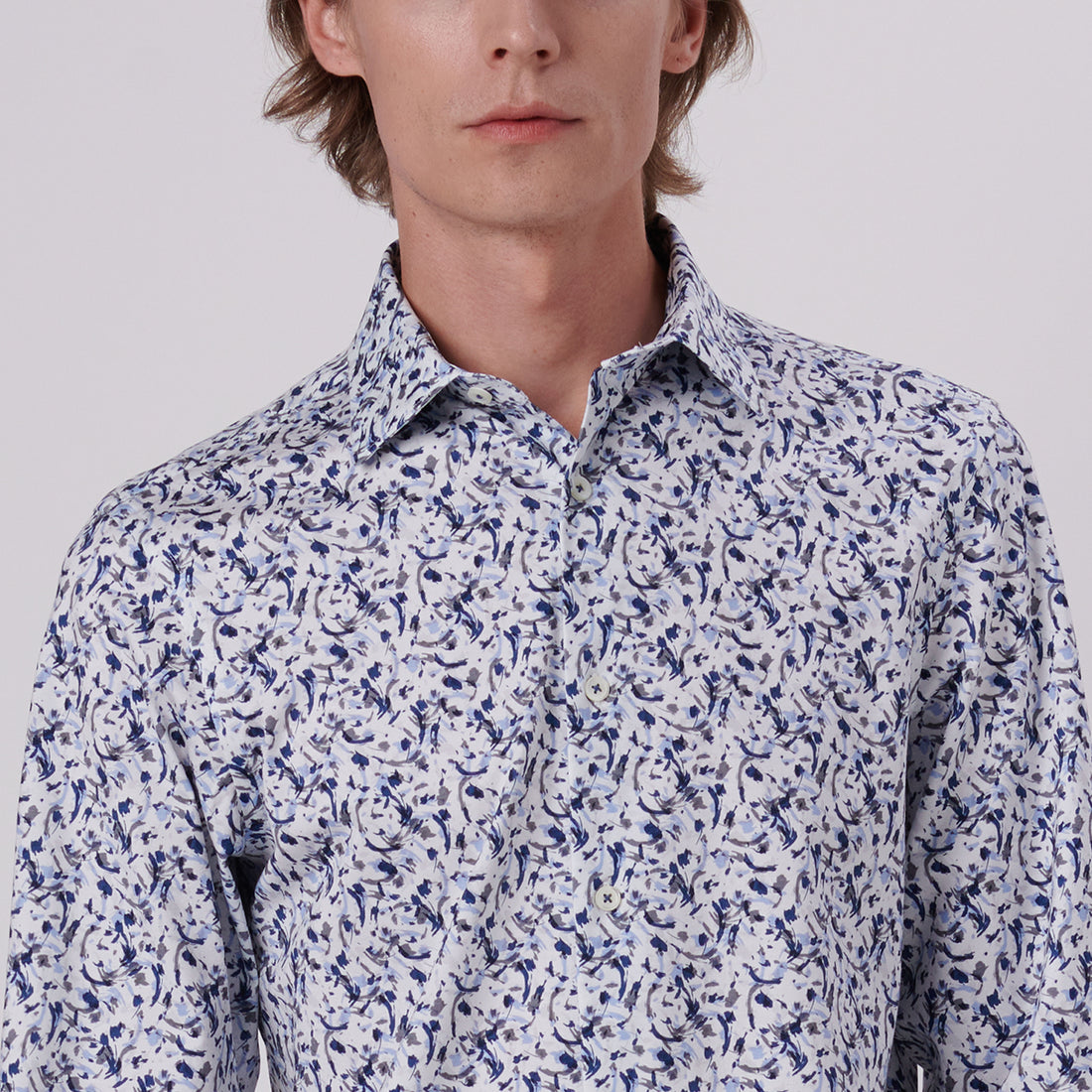 James Abstract Print OoohCotton Shirt