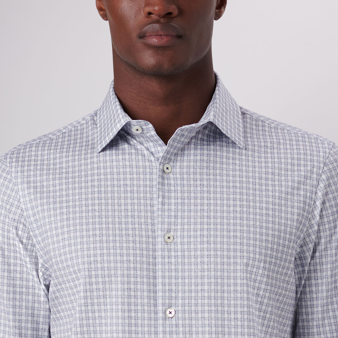 James Mini Check Print OoohCotton Shirt