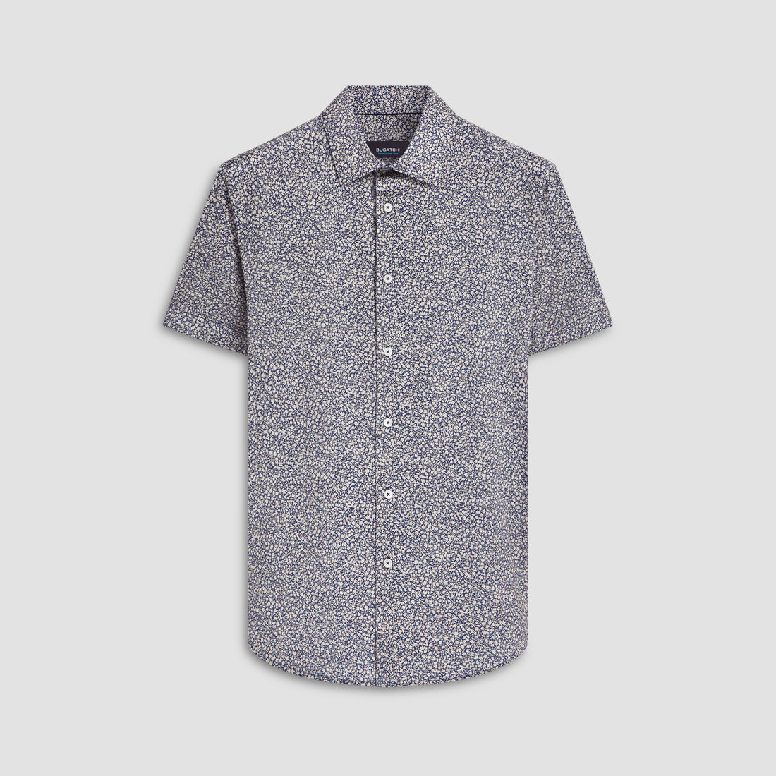 Miles Floral Print OoohCotton Short Sleeve Shirt