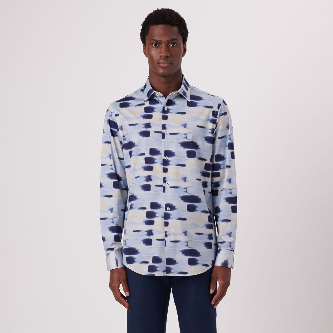 James Abstract Print OoohCotton Shirt