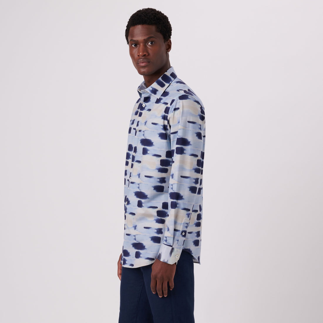 James Abstract Print OoohCotton Shirt