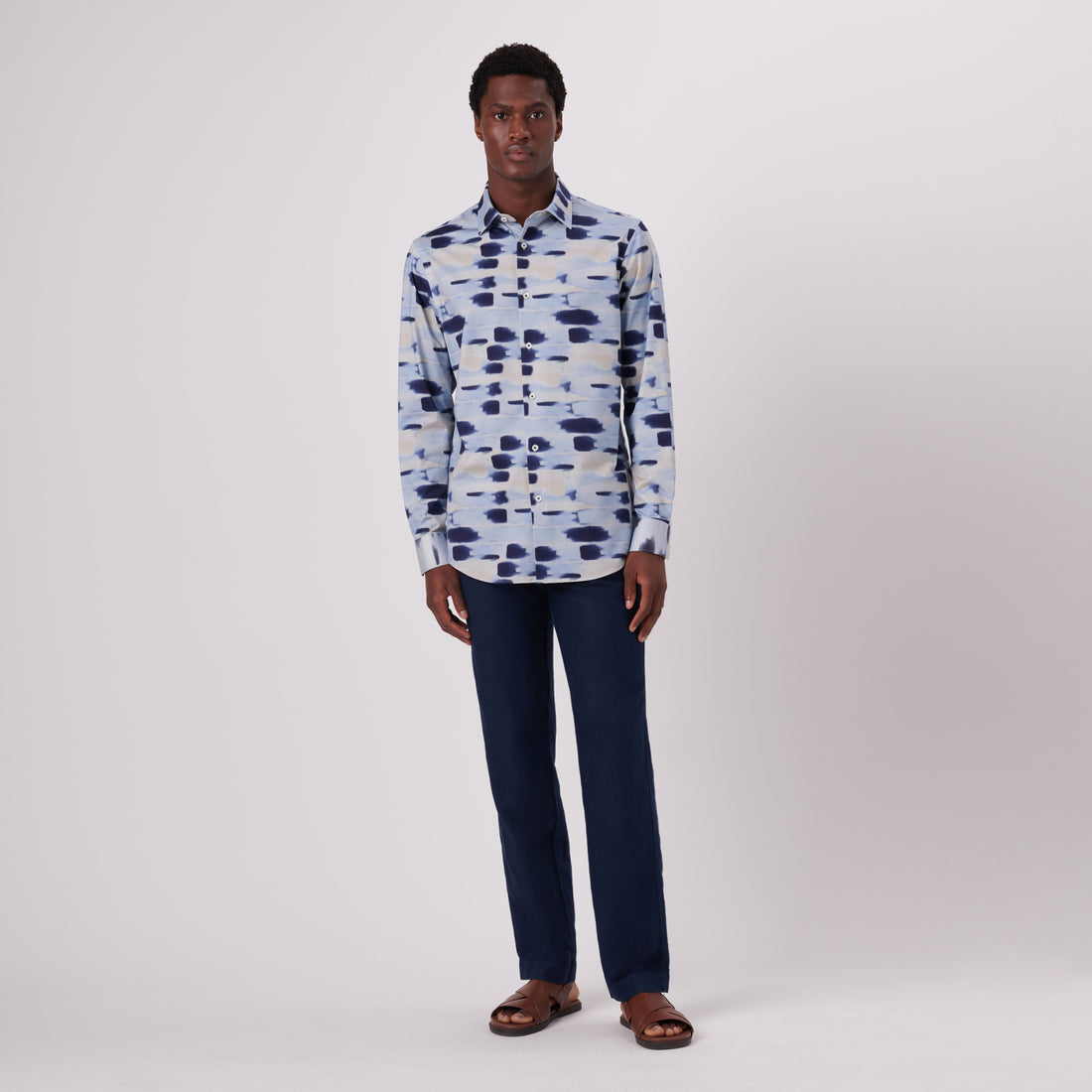 James Abstract Print OoohCotton Shirt