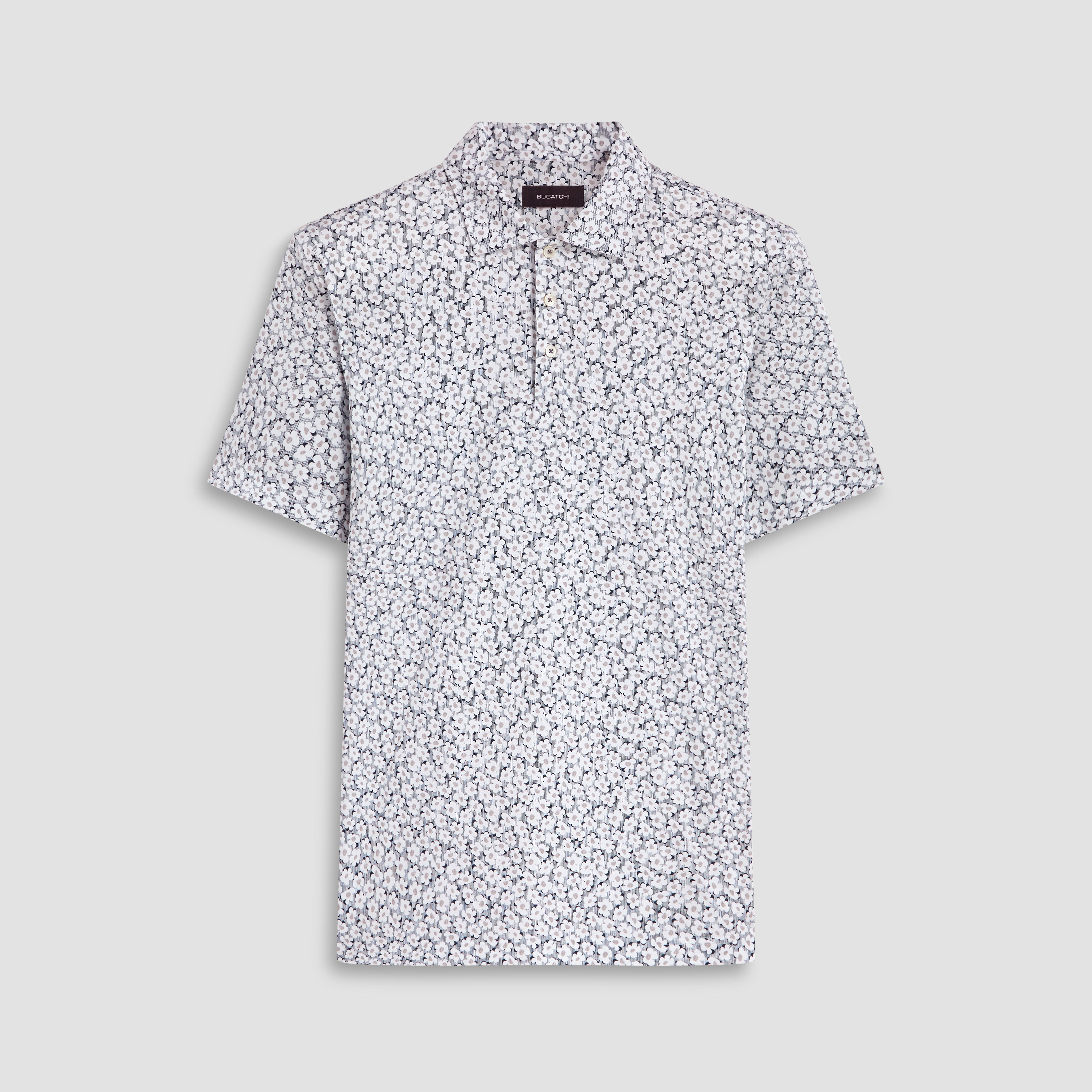 Victor Floral Print OoohCotton Polo – BUGATCHI