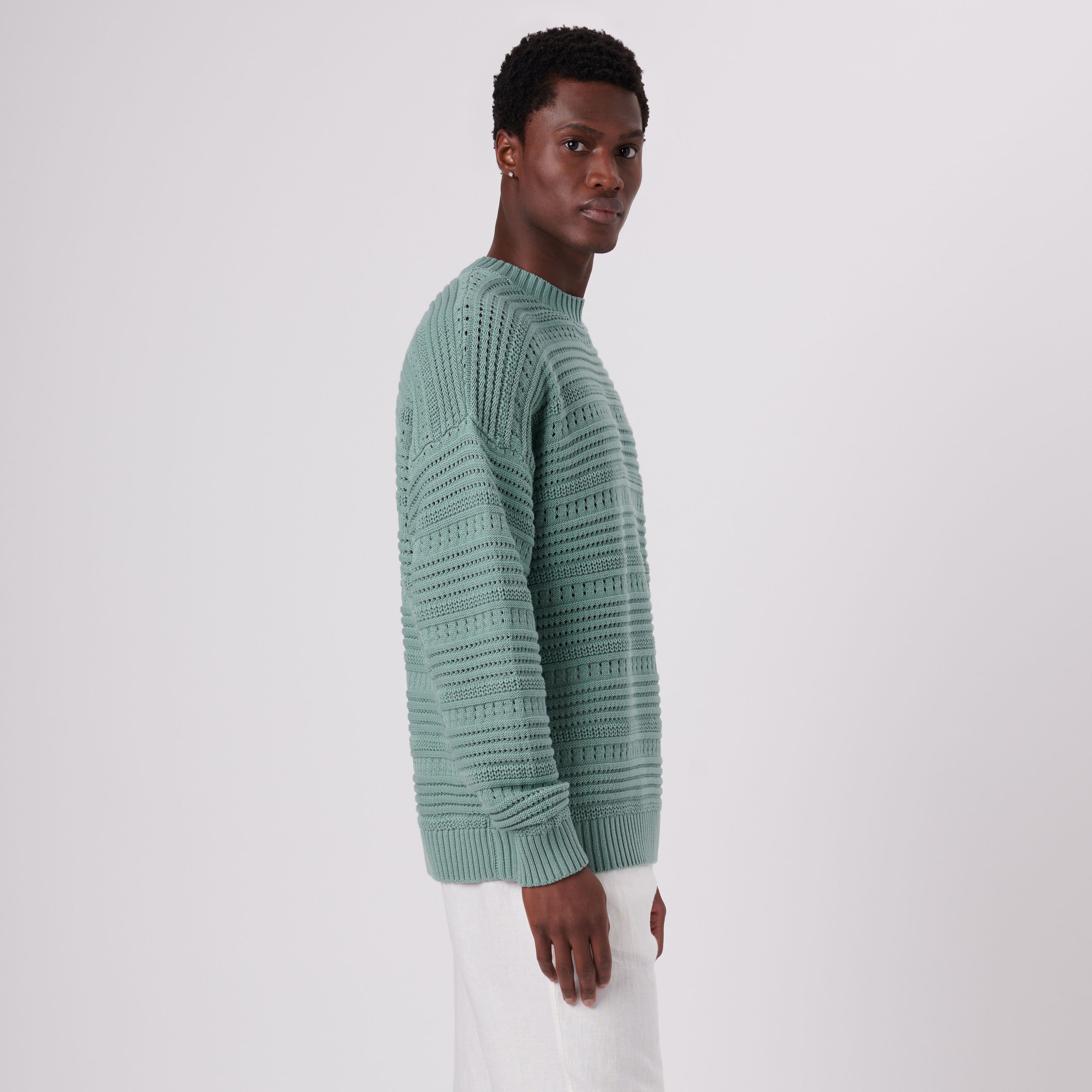 SAGE CREW NECK SWEATER