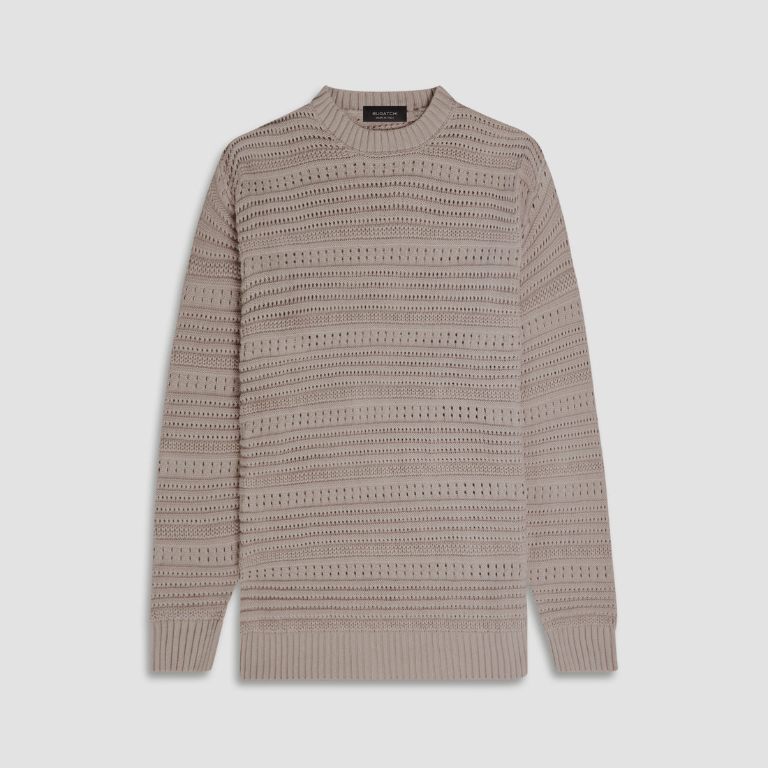 AllSaints Argg Waffle Knit Sweater in Gray for Men