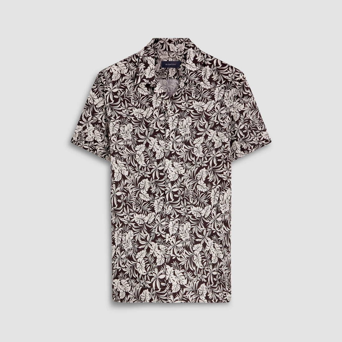 Jackson Leaf Print Short Sleeve Shirt