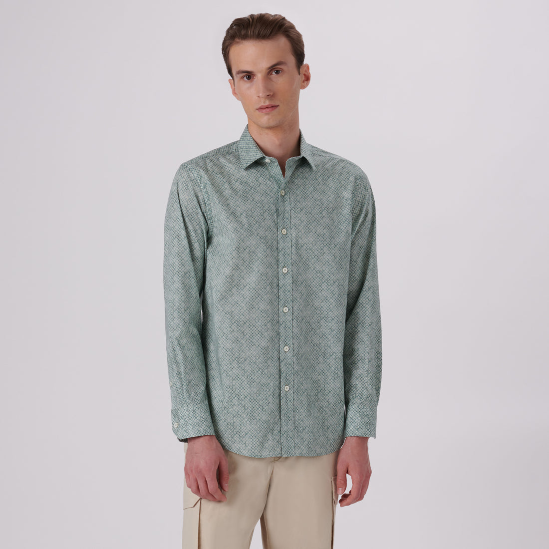 Julian Geometric Print Shirt