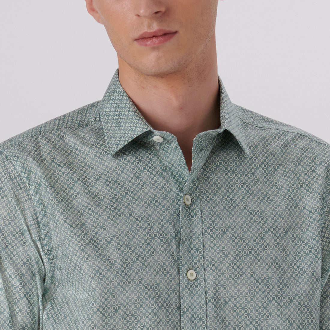 Julian Geometric Print Shirt