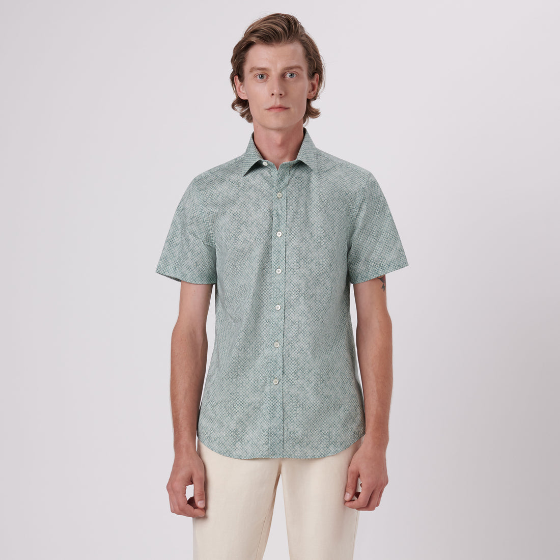 Orson Geometric Print Short Sleeve Shirt