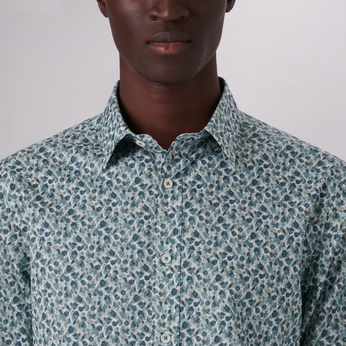 Julian Leaf Print Shirt