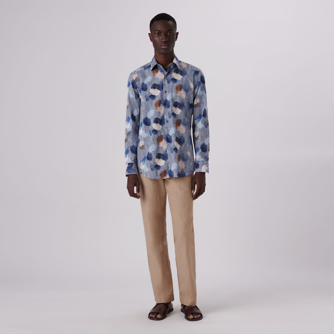 Julian Abstract Print Shirt