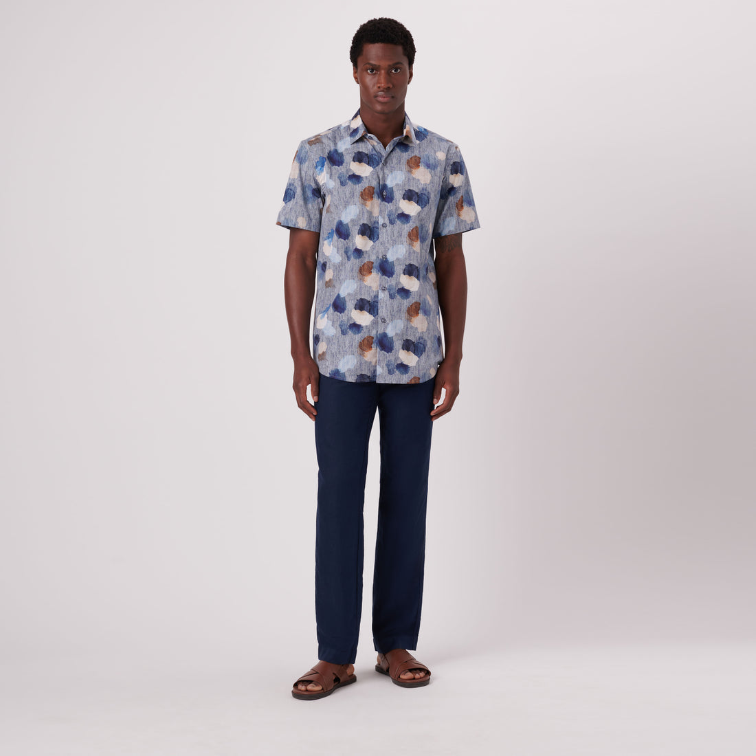 Orson Abstract Print Short Sleeve Shirt