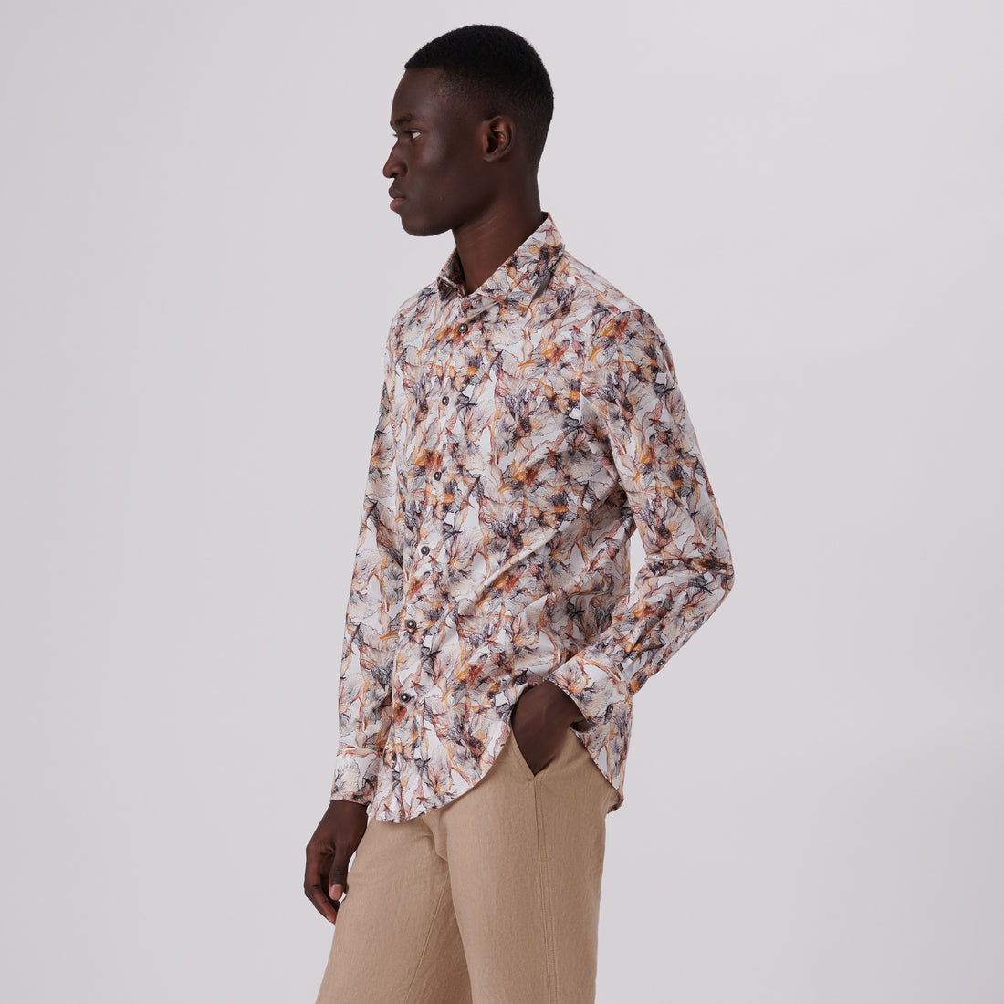 Julian Abstract Print Shirt